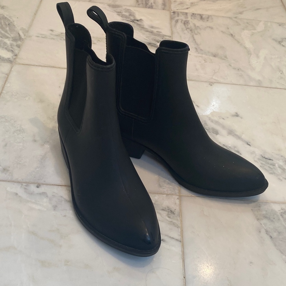 Jeffrey Campbell Classic Black rain Booties